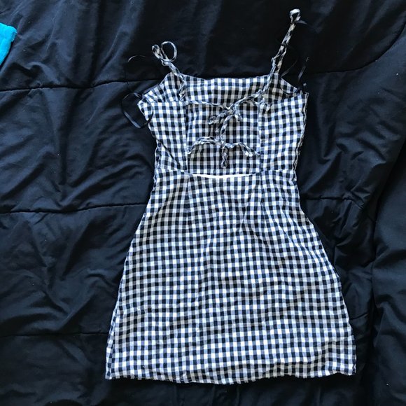 Lulu's Black Gingham dress - Picture 2 of 5